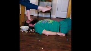 St Patty’s Day Foot Sub Feed w/Lucky Charms, Toe Sucking & Foot Face Slapping