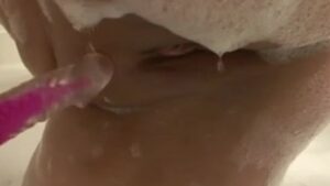 Asian Japanese Eurasian Chubby BBW MILF Big Tits Kelly Shibari Bubblebath Masturbation